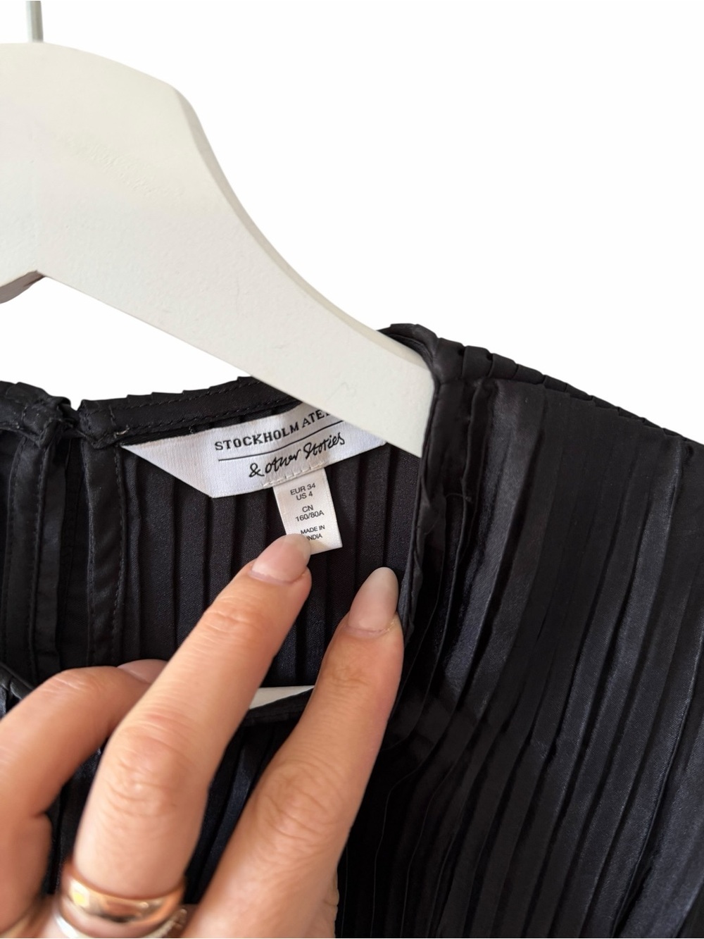 & Other Stories Pleated Dress View 3